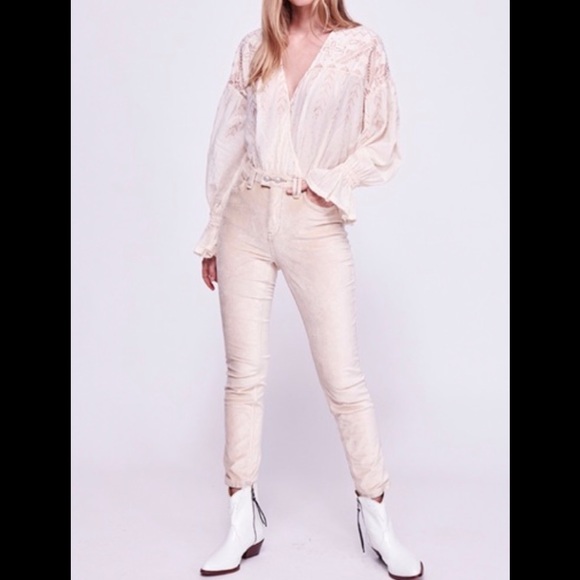 💞Host Pick NWT Free People Velvet Skinny Jeans - Picture 2 of 7